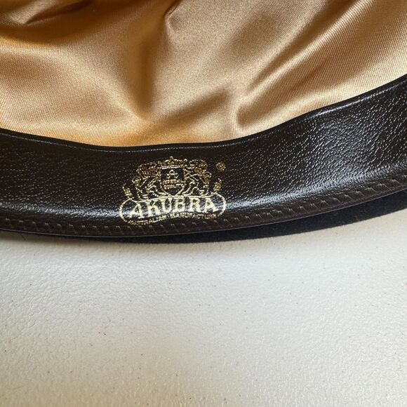 Akubra Trilby Imperial Quality Black Fedora Size 57 Pure Fur Felt - Australia main image 12